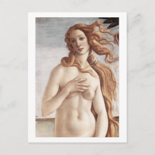 Carte Postale Naissance de Vénus en détail