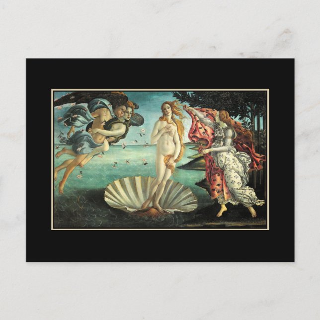 Carte Postale Naissance Vénus Botticelli (Devant)