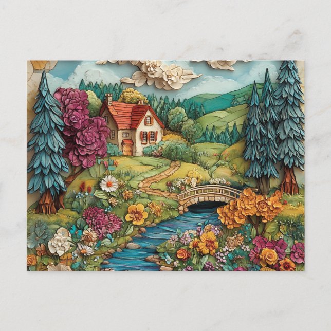 Carte postale NAIVE Art (Devant)