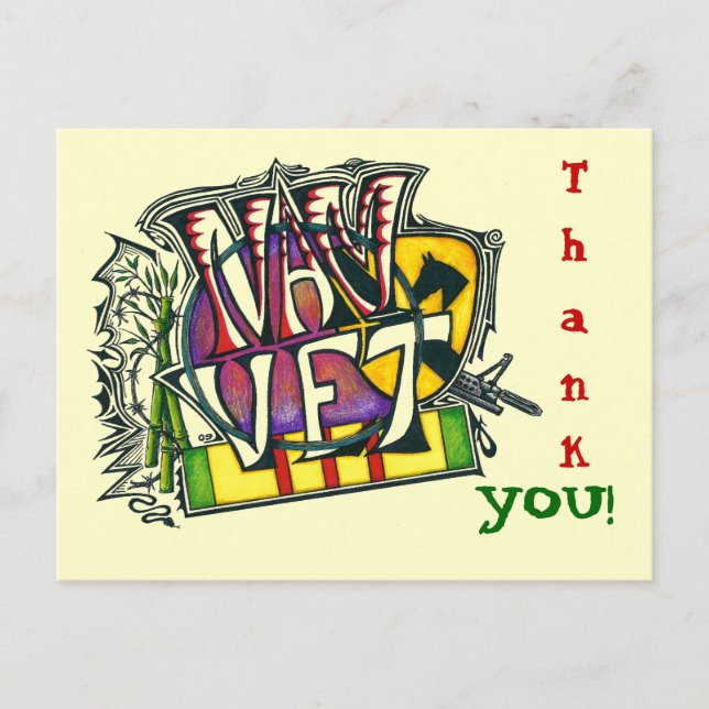 Carte Postale NAM-Merci ! (Devant)