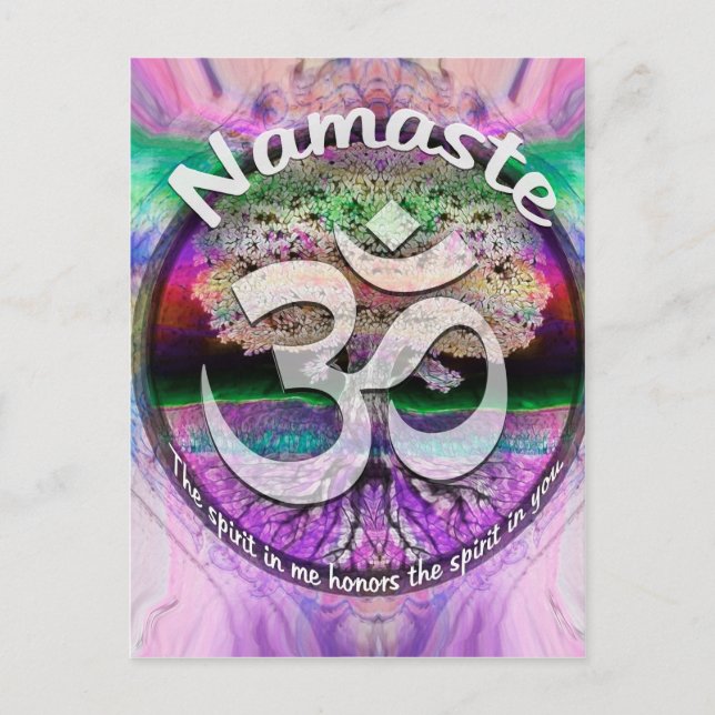 Carte Postale Namaste (Devant)