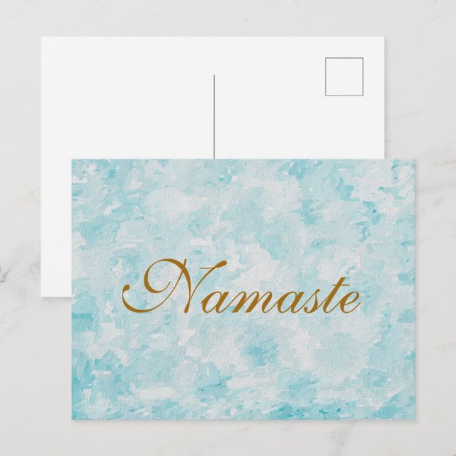 Carte Postale Namaste (Devant / Derrière)