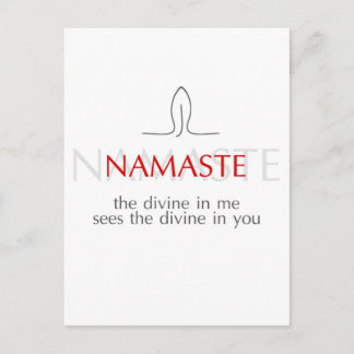Carte Postale Namaste