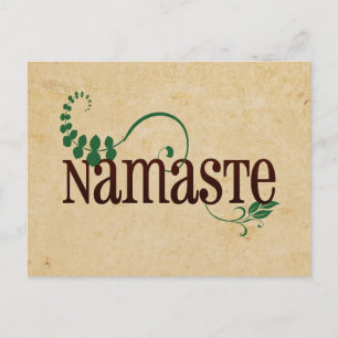 Carte Postale Namaste Yoga