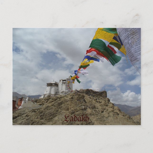 Carte Postale Namgyal Tsemo gompa, Leh, Ladakh, Inde (Devant)