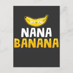Carte Postale Nana Banana Grand-mère Funny Grand-mère