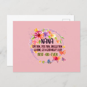 Carte Postale Nana Les Aime Les Gâter Les Énuquer