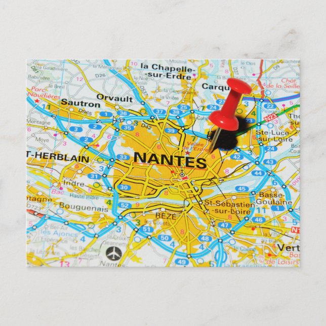 Carte Postale Nantes, France (Devant)