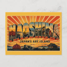 Naoshima Japon Île d'Art Voyage Artistique Vintage