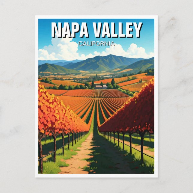 Carte Postale Napa Valley California (Devant)