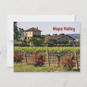 Carte Postale Napa Valley, Californie Vignoble en été