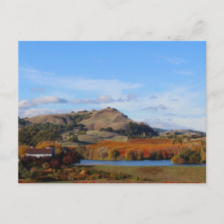 Carte Postale Napa Valley Wine Country à l'automne