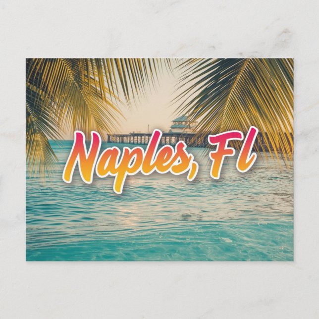 Carte Postale Naples floride rêve  (Devant)