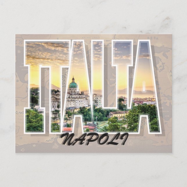 Carte postale Naples, Italie (Devant)