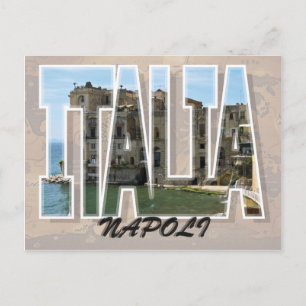 Carte postale Naples, Italie