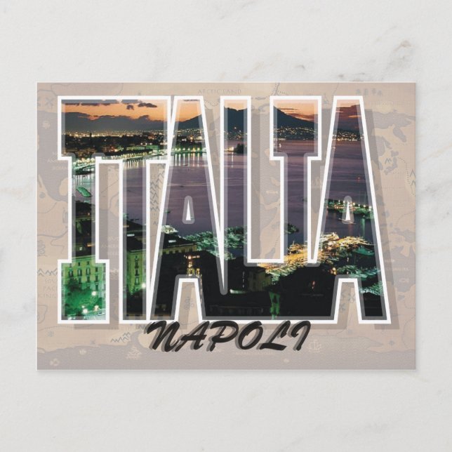 Carte postale Naples, Italie (Devant)