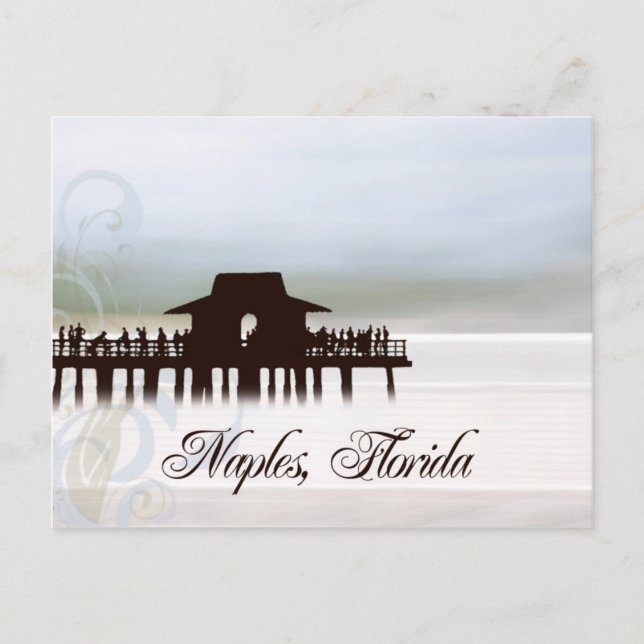 Carte Postale Naples Pier Blues (Devant)