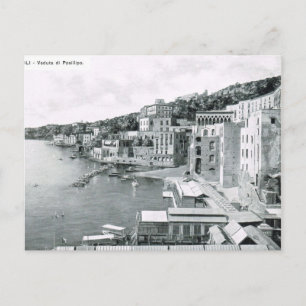 Carte Postale Naples, Veduta di Posillipo 1908