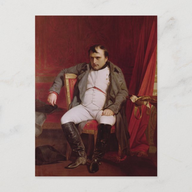 Carte Postale Napoléon après son abdication (Devant)