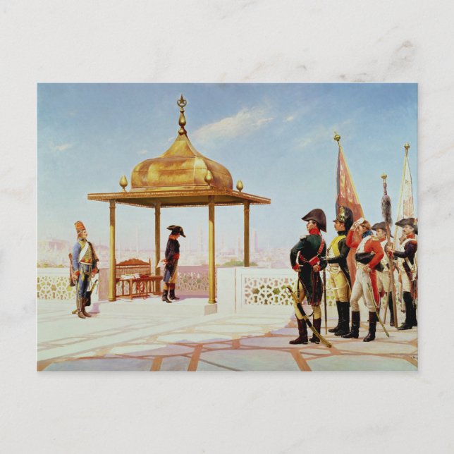 Carte Postale Napoléon au Caire, 1798 (Devant)