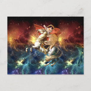 Carte Postale Napoléon Cat dans l'espace