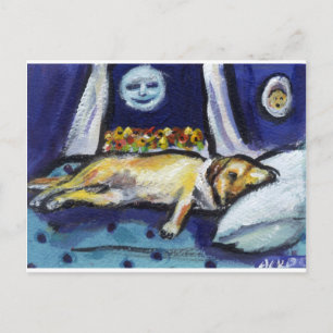 Carte Postale Naptime du Laboratoire jaune
