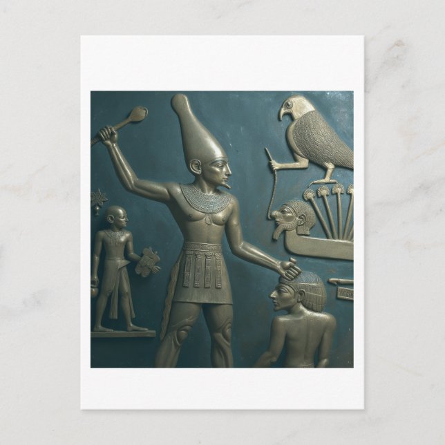 Carte Postale Narmer Premier Pharaon Victoire Palette Art (Devant)