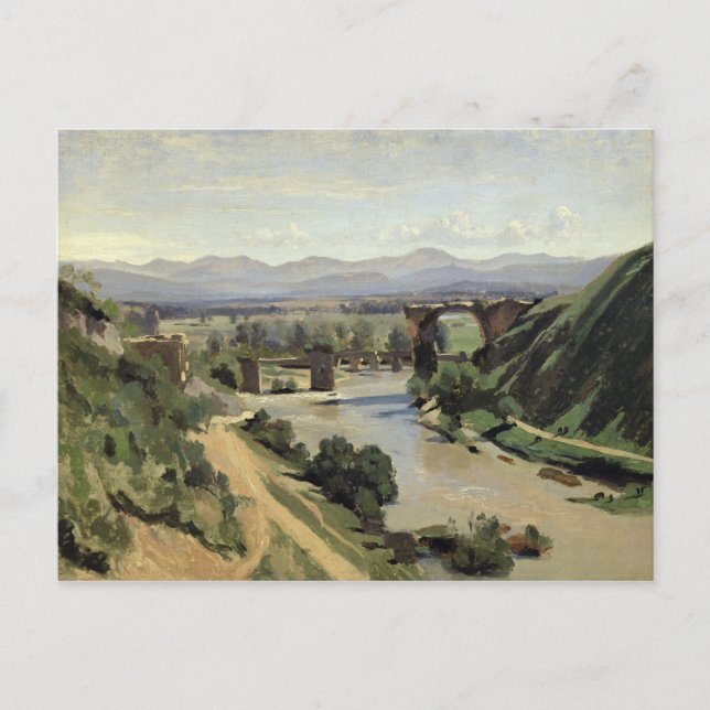 Carte Postale Narni, Le Pont d'Auguste sur la Nera (Devant)