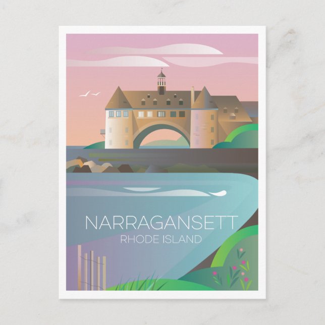 Carte postale Narragansett (Devant)