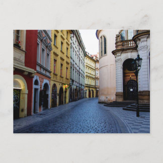 Carte Postale Narrow Street, Prague, Czech Republic