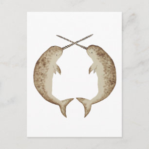 Carte Postale Narwhal