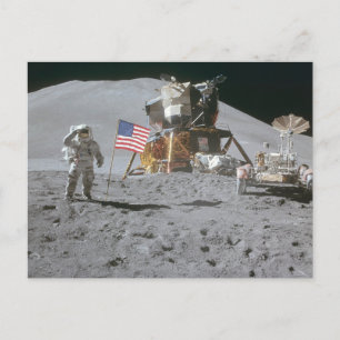 Carte Postale Nasa Moon Landing Apollo 15 Lunar Module 1971