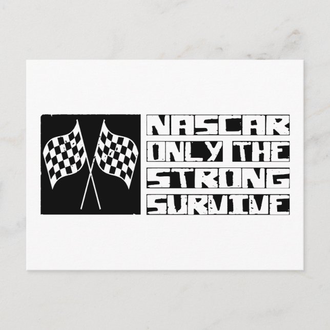 Carte Postale NASCAR Survive (Devant)