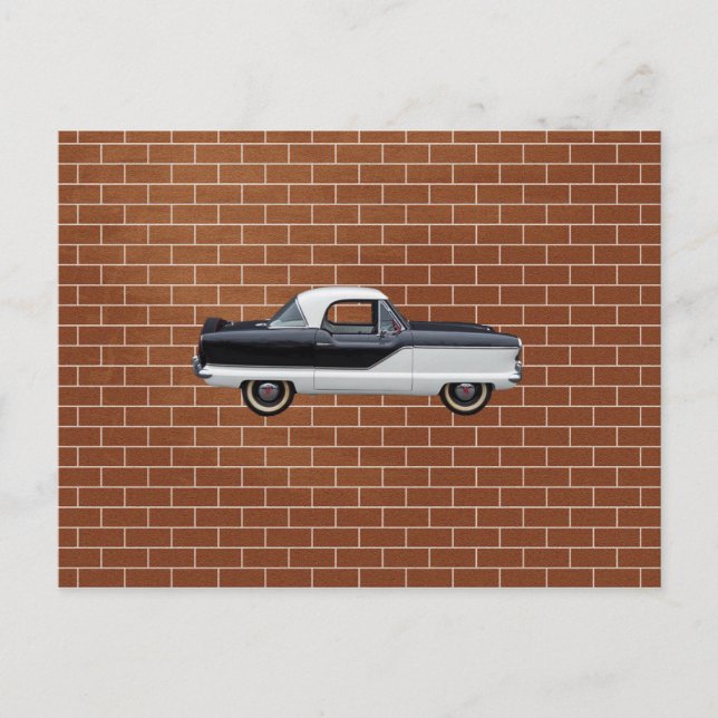 Carte Postale Nash noir et blanc Metropolitan (Devant)