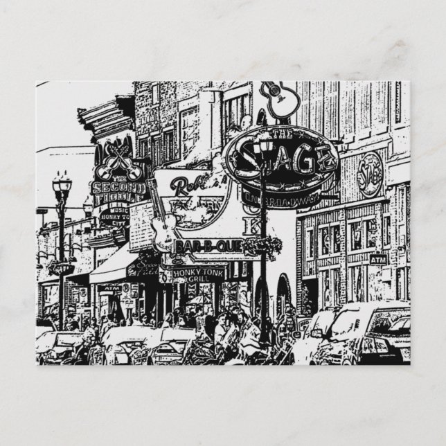 Carte postale Nashville (Devant)