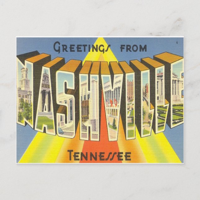 Carte postale Nashville (Devant)