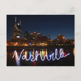Carte postale Nashville Skyline