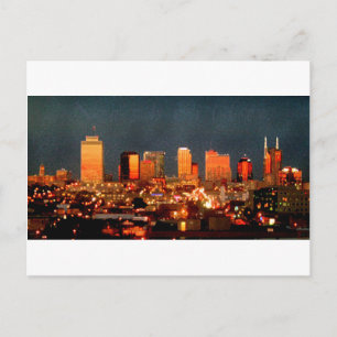 Carte Postale Nashville Sunset Skyline