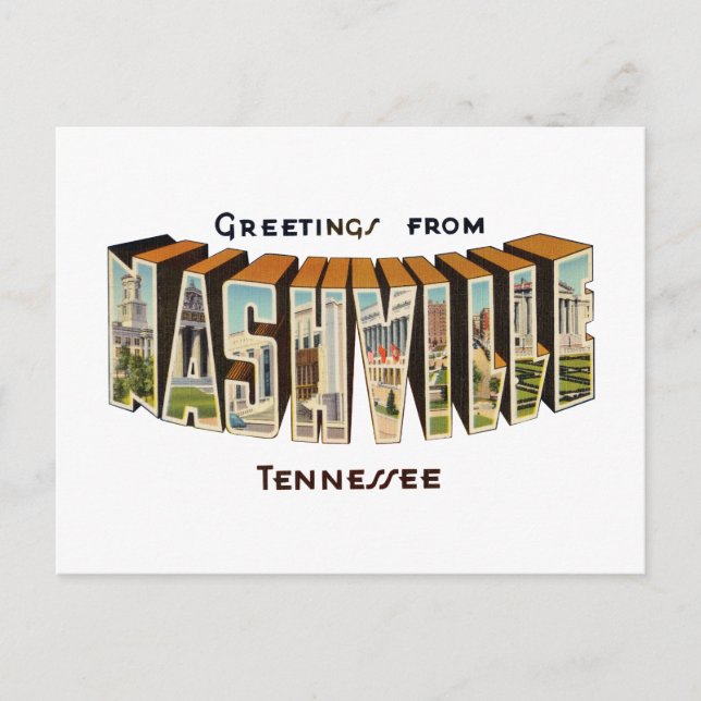 Carte Postale Nashville Tennessee (Devant)