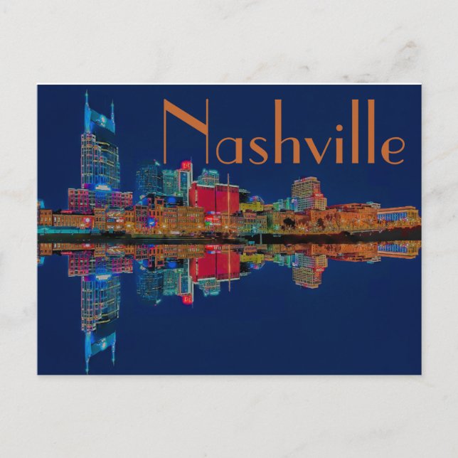 Carte Postale Nashville, Tennessee, États-Unis (Devant)