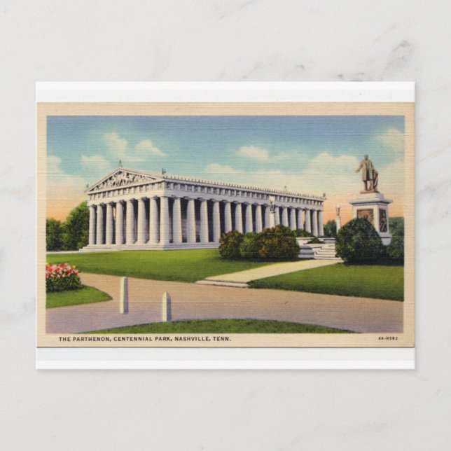 Carte Postale Nashville Tennessee Parthenon (Devant)
