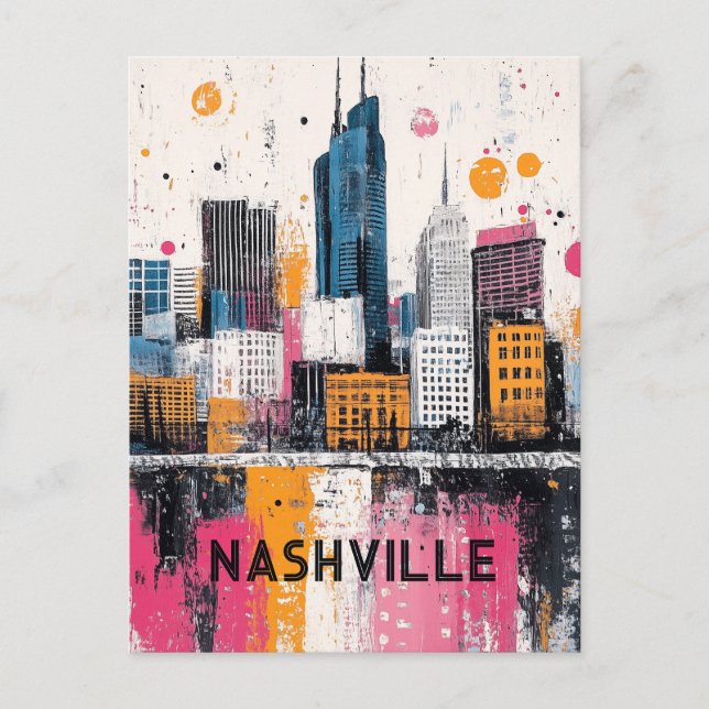 Carte Postale Nashville Tennessee Travel (Devant)