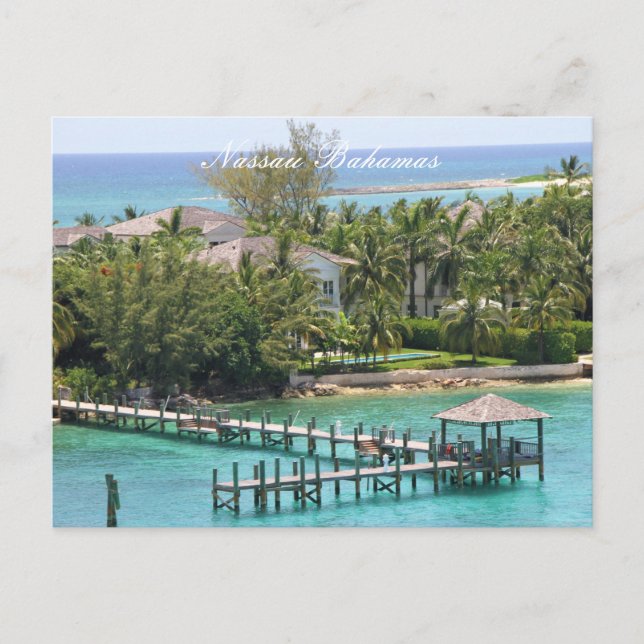 Carte postale, Nassau Bahamas, Photographie  (Devant)