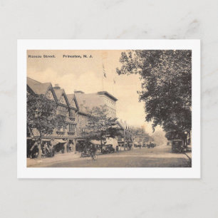 Carte Postale Nassau St., Princeton, New Jersey Vintage
