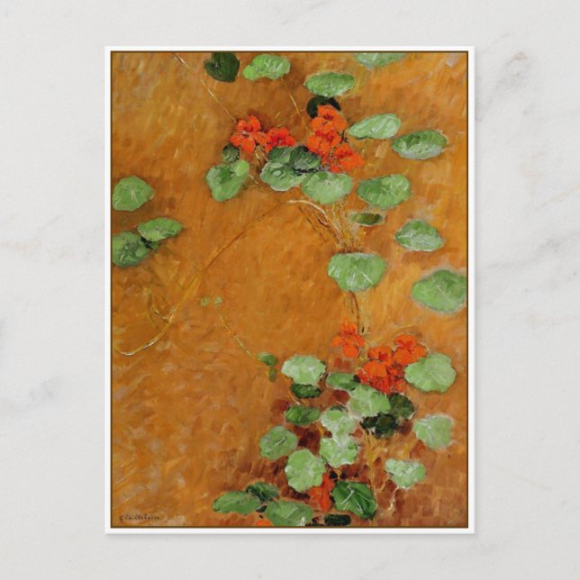 Carte Postale Nasturces par Gustave Caillebotte (Devant)