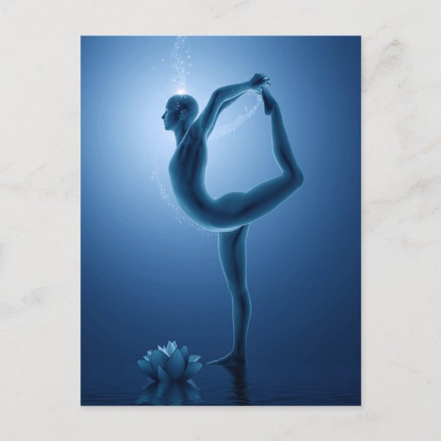 Carte Postale Natarajasana - Série Yoga (Devant)