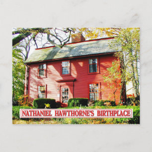 Carte Postale Nathaniel Hawthorne's Birthplace, Salem, MA
