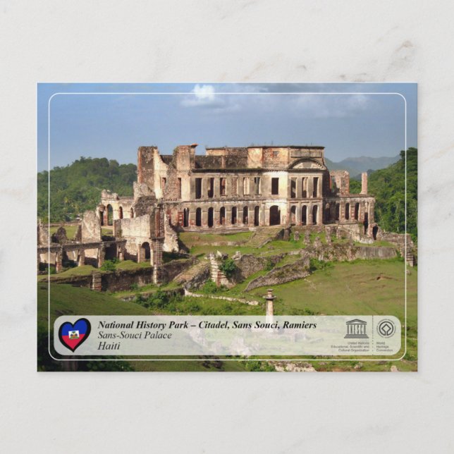 Carte Postale National History Park-Citadel, Sans Souci, Ramiers (Devant)