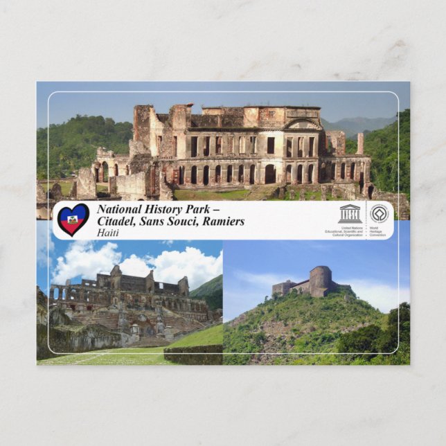 Carte Postale National History Park-Citadel, Sans Souci, Ramiers (Devant)