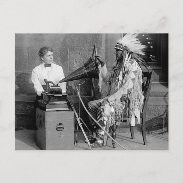 Carte Postale Native American Music, 1915 (Devant)